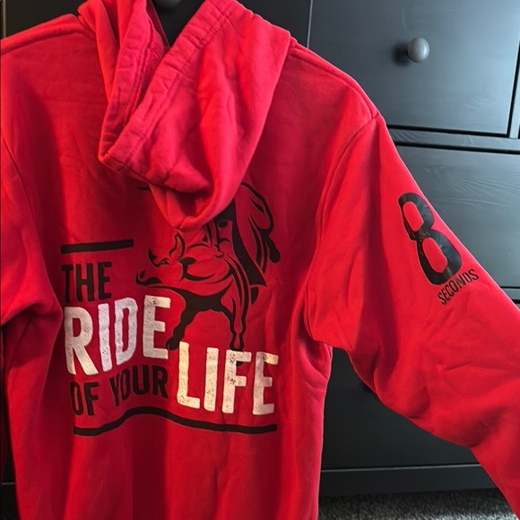 Red Men's Hoodie - Picture 2 of 2